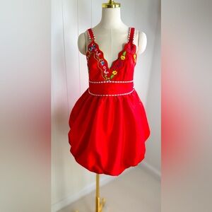 Celia B- Selene Red Short Dress NEW